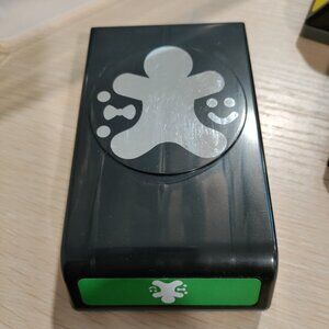 EK Success 2.5" x 2" Large Gingerbread Man Punch GUC